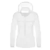 Roupa de Proteção Solar Casual Moda Verão Masculina e Feminina de Seda Gelada Absorvente de Suor Secagem Rápida Jaqueta Cor Sólida Gola Alta Roupa de Proteção Solar Solta Tendência Marca