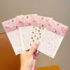 Pegatinas Faciales Huecas de Color Mixto Dopamina para Niña, Decoraciones de Pentagrama y Corazón, Pegatinas Autoadhesivas Coloridas con Forma de Corazón
