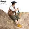 Pantalones Finos Nuevos de Verano 2025, Pantalones de Cinco Puntos, Shorts Casuales Rectos Holgados, Pantalones Deportivos de Exterior con Múltiples Bolsillos