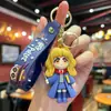 Llavero de Harry Potter Colgante de Figura de la Academia de Magia Dibujo Animado Lindo Colgante para Coche Mochila Regalo Pequeño