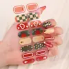 Pegatinas Europeas de Arte para Uñas de Halloween Impermeables Color Sólido Pegatinas de Arte para Uñas de Navidad No Requieren Horneado Pegatinas para Uñas Todo en Uno
