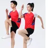 Traje de atletismo masculino e feminino para competição e treinamento, manga curta, para testes esportivos, roupa esportiva roxa, roupa para corrida de maratona