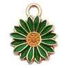 20 Tipos de Pingentes de Liga Verde com Gotejamento de Óleo, Brincos de Coração de Cacto, Pulseiras, Acessórios para Joias Artesanais DIY