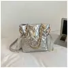 Bolso de Mano de Cadena Rombo Transfronterizo para Mujer Verano 2026 Nuevo Bolso Cubo con Cierre de Cordón Bolso de Hombro Cruzado de Moda