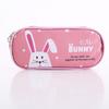 Bolsa de papelaria Bojin Creative multifuncional PU bolsa para lápis vendida bolsa para lápis grande animal coreano