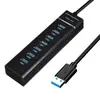 Hub Extensor com Múltiplas Portas, Divisor de Estação de Acoplamento para Laptop, Mouse Externo, Teclado, Pen Drive USB, USB 3.0