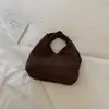 Nuevo bolso de mano de gamuza 2026, un bolso tote esmerilado de estilo retro lindo y único para mujer, perfecto para ir al trabajo al estilo coreano