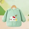 Babero Impermeable de Pana para Bebé para Comer, Anti-Suciedad, Otoño e Invierno, Babero Unisex para Bebé, Babero Infantil