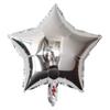 Globo de película de aluminio de 18 pulgadas con forma de estrella de cinco puntas, ideal para cumpleaños, bodas, actividades al por mayor, diseño flotante