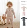 Ropa Infantil Mameluco de Manga Larga para Bebé Temporada Primavera 2026 Clase A Ropa para el Hogar Unisex Ropa Casual para Gatear Leggings