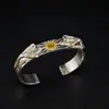 Yuhong Taro Washimi Taro Washimi Garra de Águia Plana Pulseira Raio Dourado Fábrica de Pulseiras Venda Direta