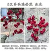 2023 Flor de simulación roja china para techo de boda fabricantes flor de simulación roja vino fondo de camino de boda flores artificiales al por mayor