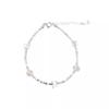 Pulsera de plata de ley S925 con forma de mariposa y perla de agua dulce para mujer, dulce, delicada, exquisita y sencilla, ideal para mejores amigas.