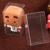 Caja de Embalaje Transparente de 6 cm, Caja de Plástico, Disponible en Tamaños 6*6*A, Soporta Cajas de Regalo Transparentes para Recuerdos de Boda y Dulces