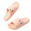 Zapatillas de verano de suela gruesa para mujer, zapatillas de baño de EVA para el hogar, cómodas zapatillas de suela blanda