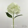 Flores Artificiais Brancas para Decoração de Casamento, Flores de Seda, Ornamentos de Flores Artificiais, Arte Floral Seca, Materiais de Rosa, Arranjo de Flores para Corredor, Arranjo de Parede e Chão