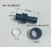 Filtro de Fundo Rosqueado Passante Direto Acessório para Aquário Bico de Água 20mm Engate Rápido com Espinho Válvula de Mangueira com Trava Dupla Saída