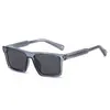 Óculos de Sol Quadrados Grandes de Haste Nova Primavera Transfronteiriça com Lentes Polarizadas Moda Europeia e Americana para Homens e Mulheres