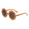 Nuevas gafas de sol de dibujos animados esenciales de viaje de girasol para niños, lindas gafas de sol para bebés, fiestas de carnaval, gafas de sol para niños transfronterizas