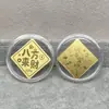 Shenzhen Shuibei Mismo Estilo Oro Puro 999 Tesoro de la Fortuna Aleación Gato de la Suerte Adhesivo Dorado para Teléfono Móvil para Atraer Riqueza Tienda de Oro
