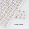 Dongzhou 6mm Strass Estrela Grossa Estrela de Cinco Pontas Strass para Nail Art Celebridade da Internet Popular Pentagonal Irregular Fundo Pontiagudo Decorações DIY para Nail Art