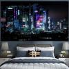 Cyberpunk cyberpunk 2077 fondo tela colgante bar ins decoración escena nocturna póster dormitorio tapiz pintura mural
