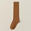 Calcetines largos para mujer hasta la pantorrilla, hechos a mano, sin costuras en la puntera, algodón puro, para primavera, otoño e invierno, hasta la rodilla