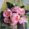 Fábrica direta Yiwu simulação flor atacado europeu mini peônia decoração para casa flor falsa caixa de doces flores