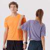 Camiseta deportiva de verano para hombre, de cuello redondo, de manga corta, reflectante, de secado rápido, holgada, transpirable, para correr y entrenar.