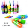 Tinta para dedo infantil, 12 cores, terno para jardim de infância, 60ml, lavável, pintura de bebê, grafite, aquarela