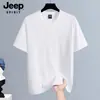 JEEP SPIRIT Camiseta de Manga Corta para Hombre de Seda de Hielo de Secado Rápido de Verano Transpirable Fresca Cuello Redondo Media Manga