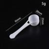 Lugar de fábrica 3G plástico cuchara pequeña 10g cuchara pequeña desechable cuchara para condimentos 2G cuchara medidora de sal 5g cuchara para leche en polvo