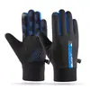 Luvas Quentes Mais Veludo e Espessadas Luvas à Prova de Frio de Inverno Antiderrapantes Tela Sensível ao Toque À Prova de Vento Luvas para Veículo Elétrico ao Ar Livre Ciclismo