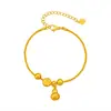 Pulseira de Cabaceira com Caractere Fu para Mulheres, Novo Estilo Chinês, Luxo Leve Retrô, Temperamento de Nicho, Novo Acessório de Mão 2025, Presente para Melhor Amiga