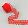 Encaje de poliéster de 3 cm, tejido hueco sin elasticidad, para ropa interior, paraguas, accesorios, encaje con flores, lazo de borde pequeño