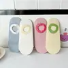 Meias de algodão femininas de cor sólida para o verão, meias invisíveis finas em blocos de cor cor de sorvete, sem costura, absorventes de suor, respiráveis, antiderrapantes