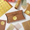 Coroa de Rosa em Folha Embossada Vintage Amor Amor Etc DIY Convite de Casamento Selo Embossado Dourado Etiqueta para Envelope