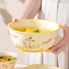 Tigela Pikachu Doméstica 2025 Nova Alto Valor Pessoal Fofa Cerâmica Louça Tigela de Arroz Tigela de Sopa