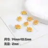 Xizang Plata Nudo Chino Oro DIY Accesorios Hechos a Mano Pulsera de Aleación Estilo Chino Vintage Cuentas Budistas Joyería Materiales para Venta al por Mayor
