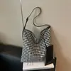 Shuai Mi Jia Bolso de Cuadros de Gran Capacidad Estilo Relajado 2026 Nuevo Bolso Ligero para el Trabajo en el Hombro Cruzado Bolso Tote Casual