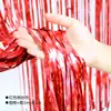 Cortina de Hilo de Seda Lluvia de Globos Venta al por Mayor Fiesta Decoración de Fiesta Borla 1*2 m Boda Cumpleaños Arreglo Cortina de Puerta Flor de Tirar