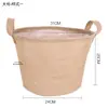 Cesta de almacenamiento de protección del medio ambiente de estilo europeo, cesta de almacenamiento de ropa sucia de tamaño pequeño, cesta de almacenamiento de juguetes para niños, cesta de almacenamiento de yute, suministros a prueba de polvo