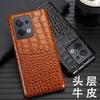 Funda para teléfono OPPO Reno8 8PRO con estampado de piel de cocodrilo, paquete de media pieza, Reno8Pro + funda protectora de cuero