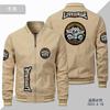 Chaqueta Fina para Hombre de Comercio Exterior 2023 Casual Chaqueta con Estándar de Coche Abrigo Moda Deportiva Talla Europea Ropa para Hombre con Estándar de Coche Americano