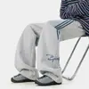 Pantalones Deportivos de Otoño 2026 para Hombre, Estilo Americano, Bordado de Letras con Tres Rayas, Tela de Pantalón de Chándal 320g, Pantalones Largos para Hombre