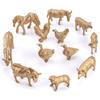 Novo Modelo Artificial de Animal de Fazenda Aves Mini Frango, Pato, Ganso, Cavalo, Vaca Figura Sólida Criativa