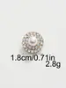 Acessórios de Botões Metálicos com Strass Estilo Chanel para Suéteres e Casacos, Botões Decorativos Versáteis Costurados à Mão, Acessórios DIY em Estoque
