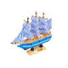 Decoración de pastel de barco de madera set de buen viaje zarpar decoración para hornear cumpleaños cabalga el viento y las olas adornos de tarjeta