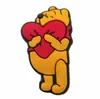 Encantos para Zapatos de Dibujos Animados Winnie the Pooh Accesorios para Zapatos DIY Botones Decorativos Oso Lindo Decoraciones para Zapatos de Jardín