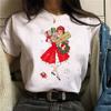 Camiseta Feminina de Manga Curta de Natal ins Moda Estampada Manga Curta Estação Independente Tamanho Europeu Tamanho Grande Camiseta Básica